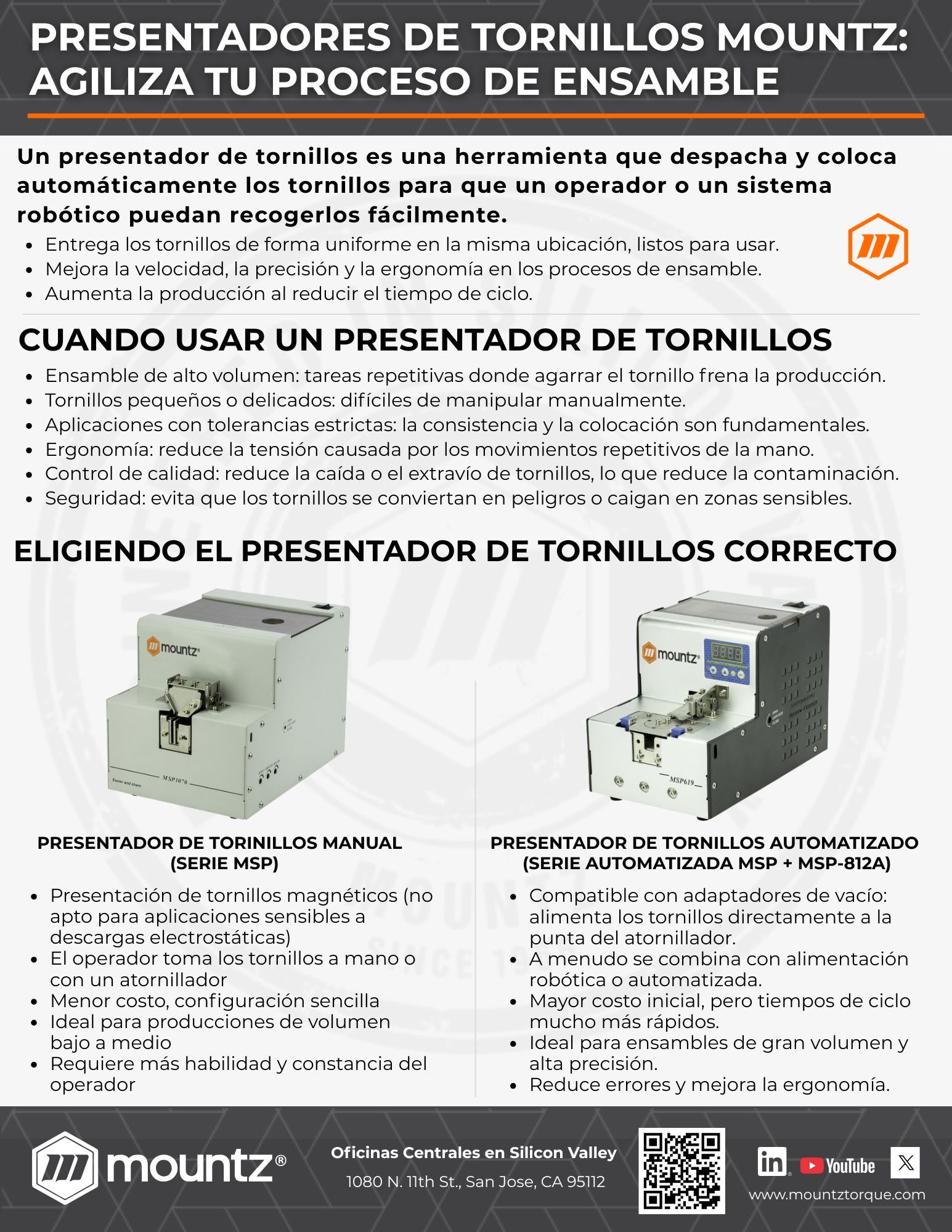 SPA - Screw Presenters  Sales Flyer front